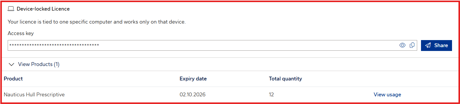 My DNV Software Licences My DNV Software Licences